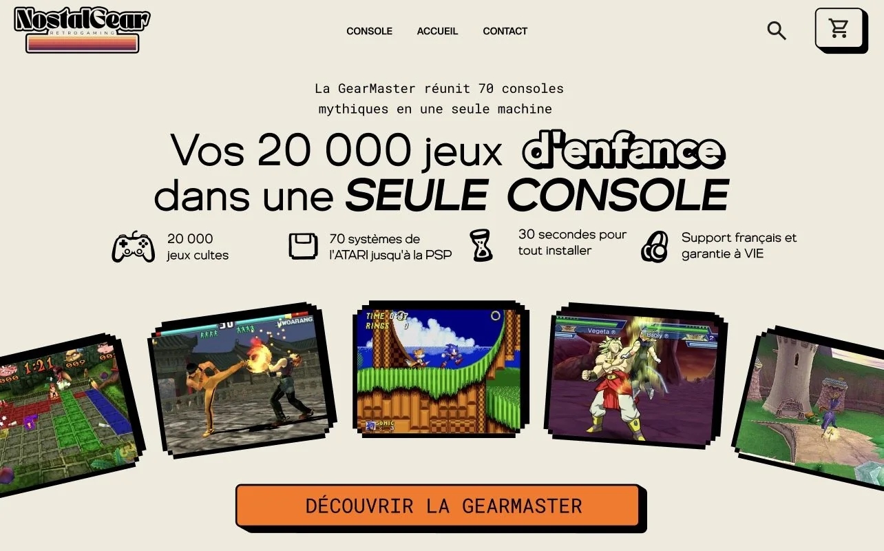 Hero du site Nostalgear