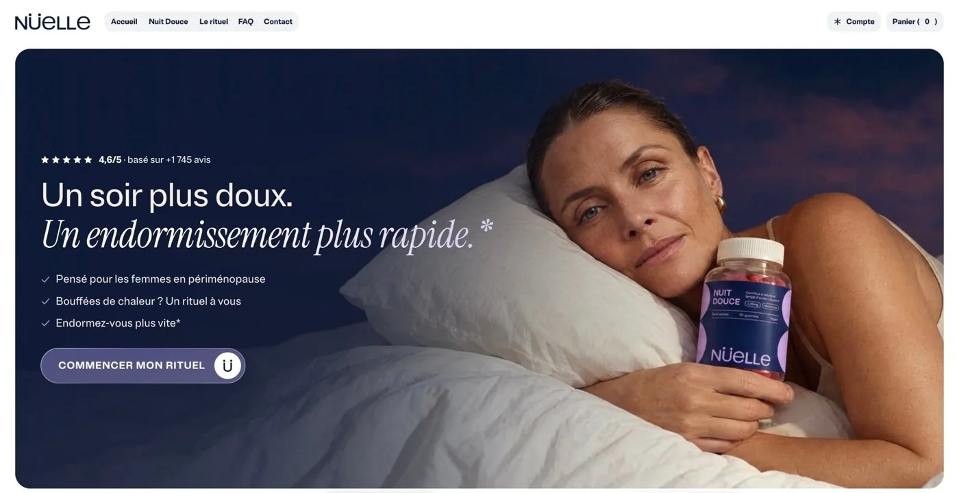 Hero du site Nüelle